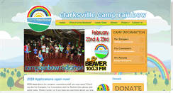 Desktop Screenshot of clarksvillecamprainbow.org