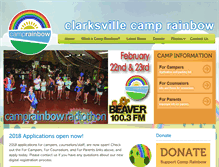 Tablet Screenshot of clarksvillecamprainbow.org
